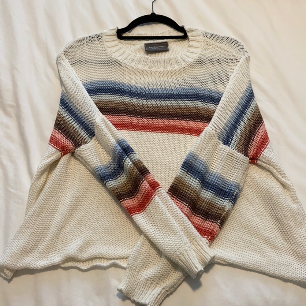 Wooden Ships Striped Sweater